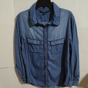 Lee Riders Blue Casual Shirt. -D